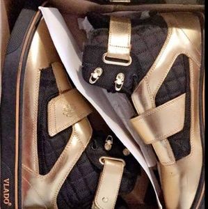 Vlado gold hi tops